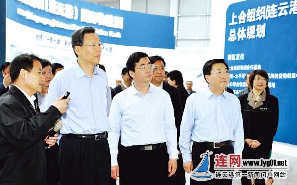 李学勇来连调研并钻延装一带一路”专题建设